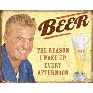 Metalowa tabliczka Ephemera - Beer - The Reason, (40 x 31,5 cm)