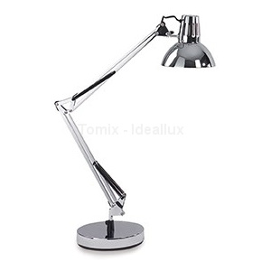 Lampa stołowa WALLY TL1 kol. srebrny (61177) Ideal Lux kupuj więcej - płać mniej (AUTO RABATY), dostawa GRATIS od 200zł