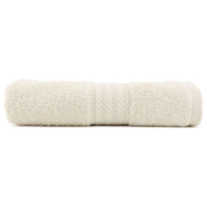 Kremowy ręcznik bawełniany Amy, 50x90 cm