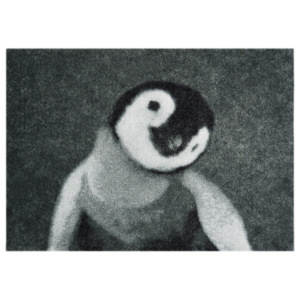 Szara wycieraczka Mint Rugs StateMat Penguin, 50x75 cm