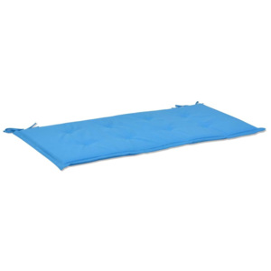 Poduszka na ławkę ogrodową, niebieska, 100 x 50 3 cm