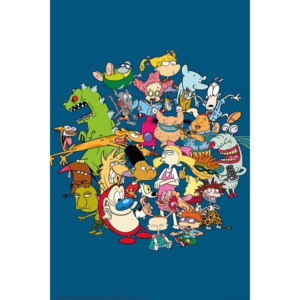 Plakat, Obraz Nickelodeon - Group, (61 x 91,5 cm)