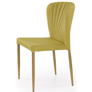 Profilowane krzesło Rexis - oliwkowe