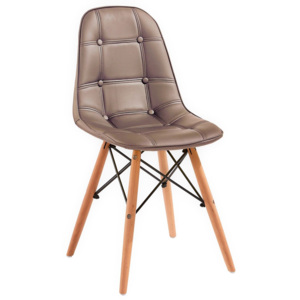 Krzesło TESS cappuccino/buk