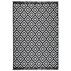 Czarno-biały dywan dwustronny Homedebleu Helen, 80x150 cm