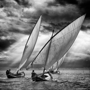 Fotografia artystyczna Sailboats and Light, Angel Villalba