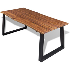 Stół jadalniany z drewna akacjowego, 180 x 90 cm