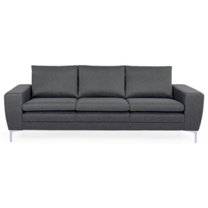 Czarna sofa 3-osobowa Softnord Twigo