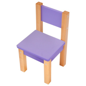 Fioletowe krzesło dziecięce Mobi furniture Mario