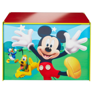 Disney Skrzynka na zabawki Myszka Miki, 60x40x40 cm, niebieska, drewno
