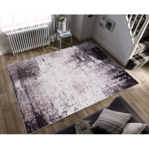 Dywan plamoodporny Floorita Klimt Grey, 120x180 cm