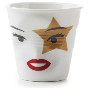 REVOL Kubeczek do cappuccino 180 ml Madame Rock Star Froissés
