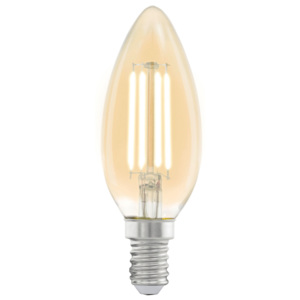 EGLO Żarówka LED w stylu vintage, E14, C37, Amber 11557