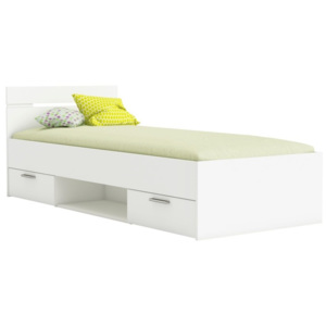 Białe łóżko Demenyere Michigan, 90x200 cm