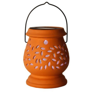 Lampion ogrodowy LED Clay Terracotta