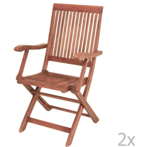 Zestaw 2 krzeseł ogrodowych ADDU Nashville