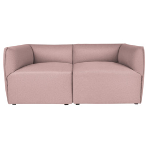 Różowa modułowa sofa 2-osobowa Norrsken Ollo