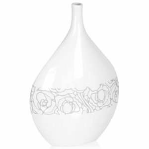 Biały wazon dekoracyjny