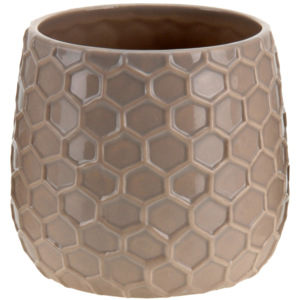 Donica ceramiczna, osłona na donicę - 15 cm