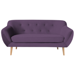 Fioletowa sofa 2-osobowa Mazzini Sofas Amelie