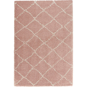 Różowy dywan Mint Rugs Allure Ronno Rose Creme, 80x150 cm