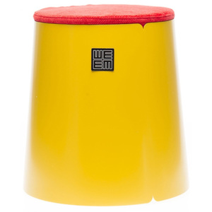 Czerwono-żółty stołek MEME Design Bobino