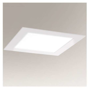 Oczko LAMPA sufitowa TOTTORI IL 8008/LED/BI Shilo podtynkowa OPRAWA minimalistyczna LED 10W wpust do łazienki IP44 biały