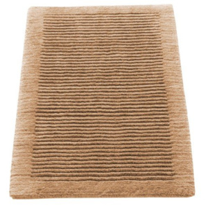 Dywanik łazienkowy Cawo ręcznie tkany 60 x 60 cm piaskowy