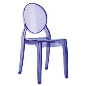 Krzesło dziecięce Mia - fioletowy || transparentny