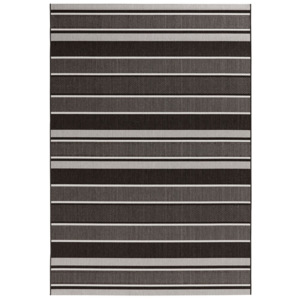 Czarnoszary dywan Strap, 120x170 cm