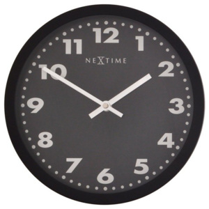 Zegar ścienny Mercure czarna tarcza 25 cm