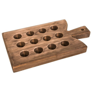 Drewniana deska/podkładka z drewna jodłowego na 12 jajek Antic Line