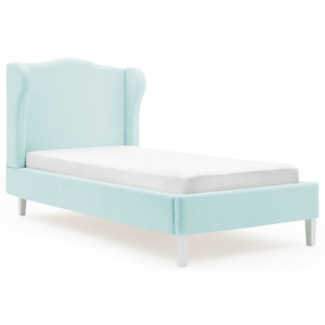 Niebieskie łóżko dziecięce PumPim Lara, 200x90 cm