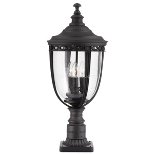 Lampa zewnętrzna, stojąca ENGLISH BRIDLE kol. CZARNY (FE/EB3/L BLK) - Feiss - Elstead Lighting kupuj więcej - płać mniej (AUTO RABATY), dostawa GRATIS
