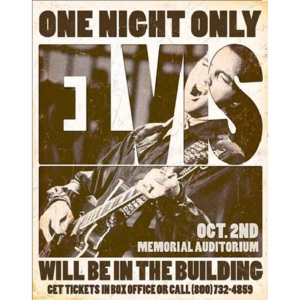 Metalowa tabliczka Elvis Presley - One Night Only, (31,5 x 40 cm)