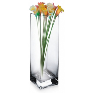 Nowoczesny wazon dekoracyjny ze szkła Kwadrat 25x10x10