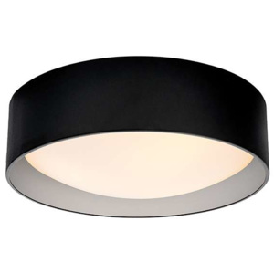 Plafon LAMPA sufitowa VERO 30448302 Kaspa minimalistyczna OPRAWA okrągła czarna