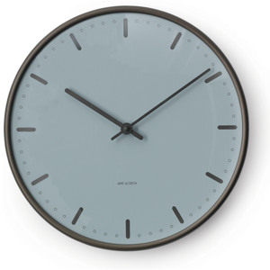 Zegar ścienny City Hall błękitny 29 cm