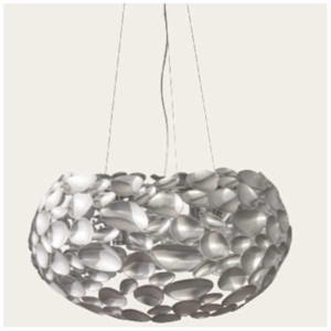 Lampa wisząca CARERA CROMO Orlicki Design metalowa OPRAWA zwis ferrara LED 42W chrom