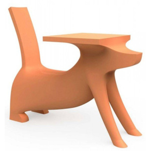 Krzesełko ze stolikiem Le Chien Savant pomarańczowe