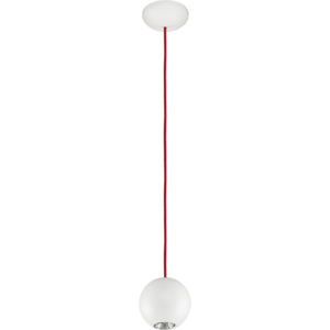 Lampa wisząca 6024 BUBBLE WHITE-RED I - Nowodvorski