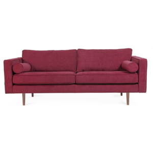 Czerwona sofa 2-osobowa Charlie Pommier Cavalier