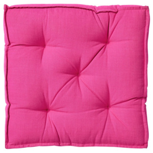 Różowa poduszka na krzesło Butlers Solid, 40x40 cm