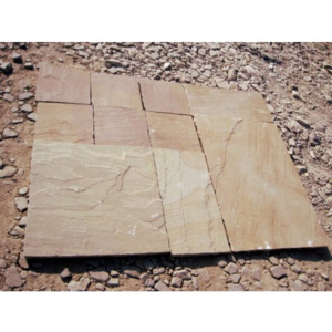 Płytka kwarco-piaskowiec beige brown - układanka rzymska