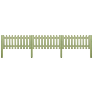 Panel ogrodzeniowy, impregnowana sosna, 5,1 m, 130 cm, 6/9 cm
