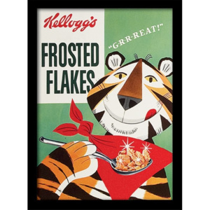 Oprawiony Obraz Vintage Kelloggs - Frosted Flakes