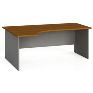 Stół biurowy ergonomiczny 180 x 120 cm, czereśnia, lewy
