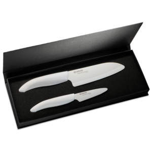 Nóż Santoku 14 cm i nóż do obierania 7,5 cm w zestawie Color Series