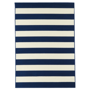 Niebieski wytrzymały dywan odpowiedni na zewnątrz Stripes, 160x230 cm