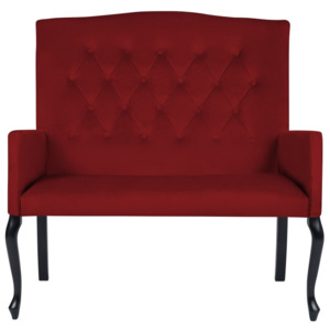 Czerwona sofa 2-osobowa Micadoni Home Giuseppe